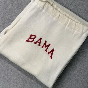 Vintage Russell Athletic BAMA‎ Sweatpants Large 80s 90s USA Made Alabama Crimson